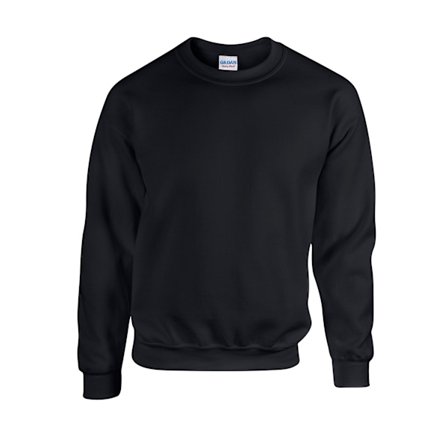 Gildan Herr Heavy Blend Sweatshirt XXL Svart