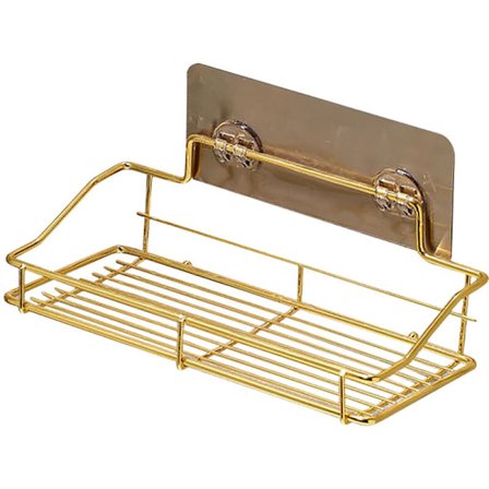 Rustfrit badeværelseshylde i rustfrit stål, håndklædeholder til badeværelset, fri slag, væghængt toiletopbevaringshylde, badeværelsesudstyrssæt C