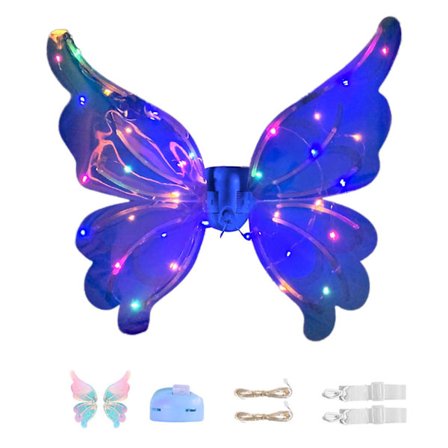 New Arrive Light Up Fairy Wings For Girls Pet,led Butterfly Wings,hund Halloween Kostymer Fairy Wings For Dogs,elektriska Fairy Wings Kostym Fairy 