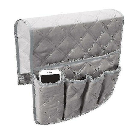 Sohvan käsinojan järjestäjä kaukosäätimelle, sohvan tuolin pöydän kaapin säilytystilaa säästävät pussit - harmaa