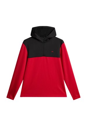 J.Lindeberg - Golf - Banks Zip Hood - Red - Man - XXL