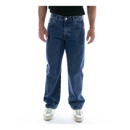 Amish Straight Jeans blå, Herr, Herr, Storlek: W32