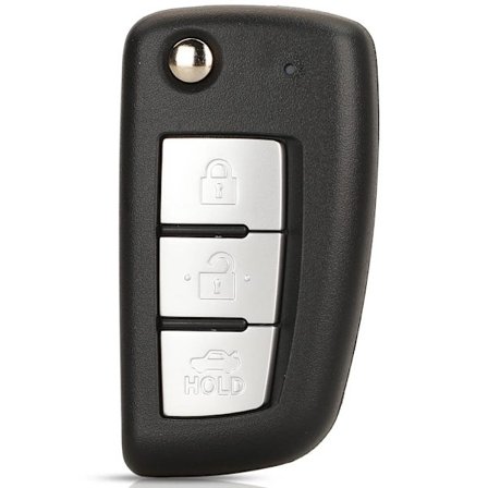 Kauko-ohjattavan auton avaimen kotelo Nissan Juke F15 F16 2010-2018 Micra Pulsar X-Trail Qashqai 2/2+1/3-painikkeiselle avaimelle