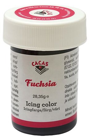 CACAS Pastafarge Fuchsia Rød 28,35g