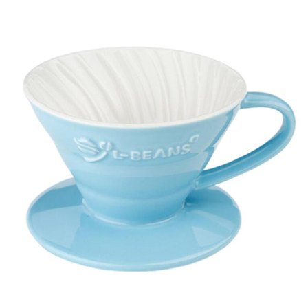 Keraaminen kaatonupilla varustettu manuaalinen espressokahvin suodatinkuppi punainen/keltainen/sininen sininen WD