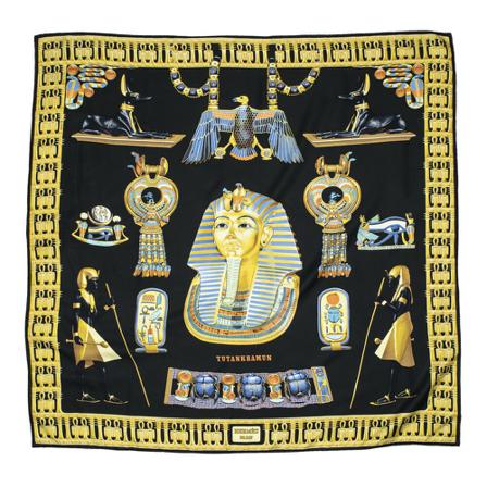 Hermès Vintage Pre-owned Scarf svart, Dam Vintage Accessoarer, Dam, Storlek: ONE SIZE