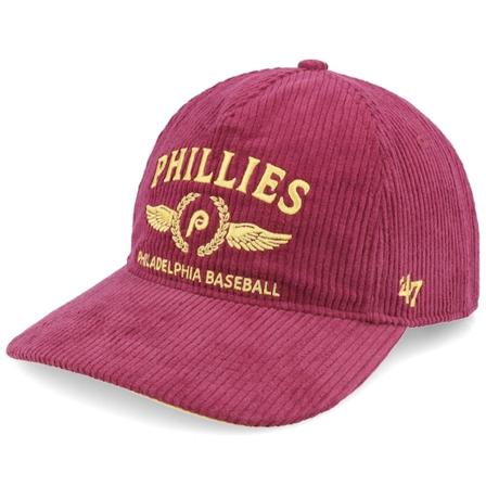 47 Brand - MLB Rood unconstructed Cap - Philadelphia Phillies Sky High Hitch Lc Cardinal Dad Cap @ Hatstore
