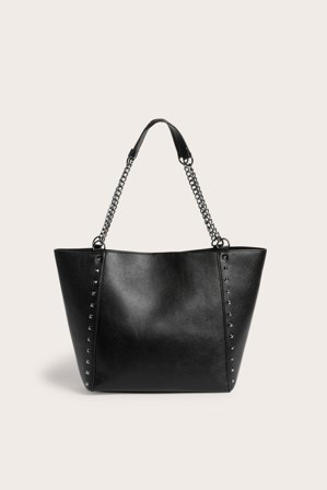 Kappahl | Totebag med nitar | Svart