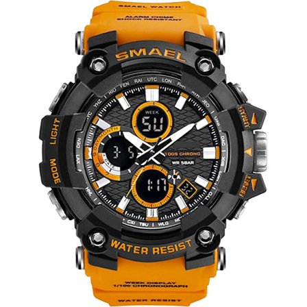 Digital håndleddsklokke for menn - Sports digitalklokker vanntett utendørs