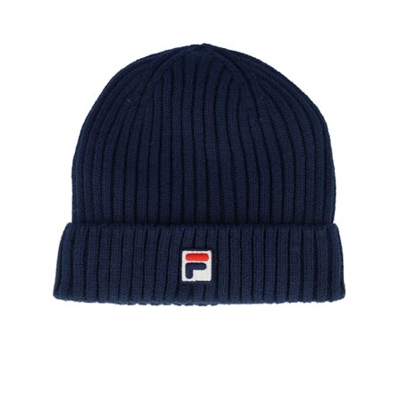 Kinder Fila - Blau cuff Mütze - Kinder Bokaro Warm Beanie With F-box Black Iris Cuff @ Hatstore