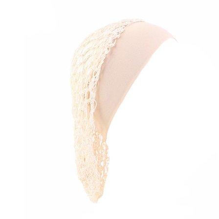 Elastisk hårnät med bred kant - Perfekt för sömn och hårvård