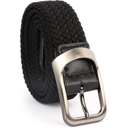 Elastiske belter for menn, elastiske stretchbelter for menn, flettede vevde belter for menn jeans shorts bukser, hverdagsbelter