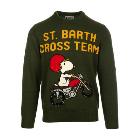 MC2 Saint Barth Round-neck Strik Grøn, Herre Strik