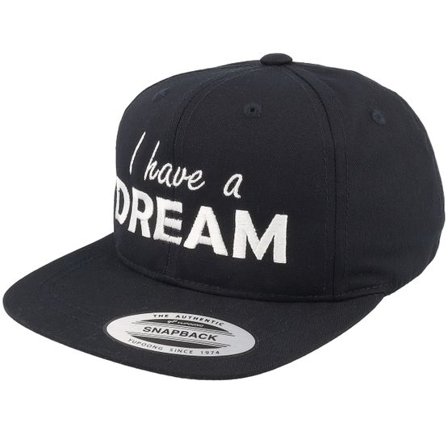 Kiddo Cap - Svart snapback Keps - Kids I Have A Dream Black Snapback @ Hatstore