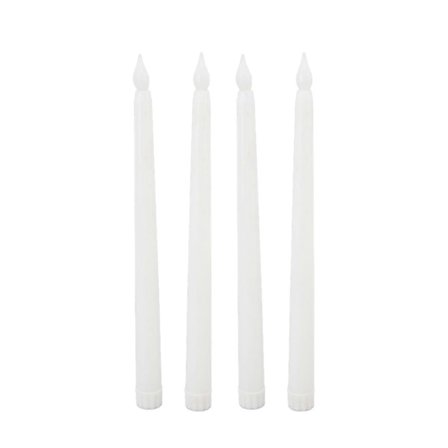 4 st LED-ljus Rökfria Flamfria Säkra Miljövänliga Varmt Ljus Elektriska LED-kronljus Vita