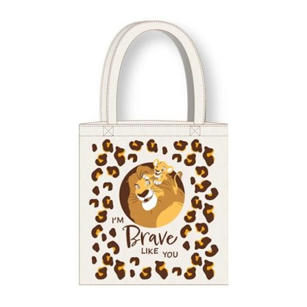 Tote Bag Disney Lejonkungen Mufasa & Simba 36x39cm Cerda