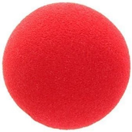 1x Rød nese Halloween klovn sirkus skum fancy dress nese