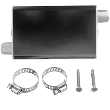24mm päivitetty äänenvaimennin kiinnike auton ilma - pysäköintilämmittimen pakoputki mustalle