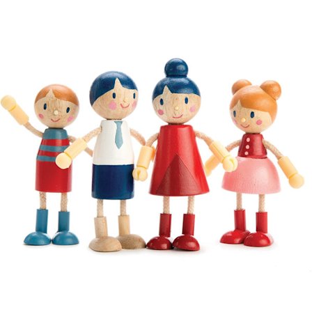 Taipuisa Nukkekotiperhe - Tender Leaf Toys