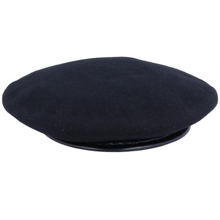 Kangol - Negru Pălărie - Monty Black Beret @ Hatstore