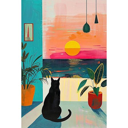 Katt Poster 30×40 CM