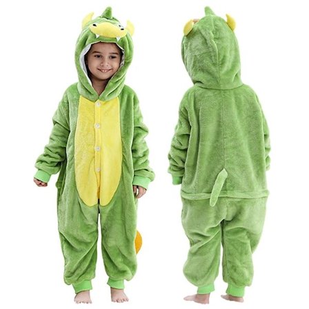 Halloween Capybara Flanellteppe Sovesett Onesie Hette Barnekostyme Klær Jumpsuit Nattøy For Gutter Jenter