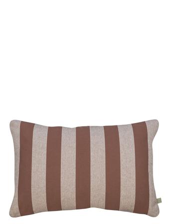 Stripes Cushion Home Textiles Cushions & Blankets Cushions Brun Mette Ditmer*Betinget Tilbud