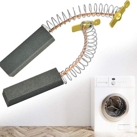 2 st Tvättmaskin Kolborstar Tvättmaskin Kolborstar Motor Kolborste Elmotor Kolborste För Bosch Siemens, 36 X 5 X 12 Mm_Kv