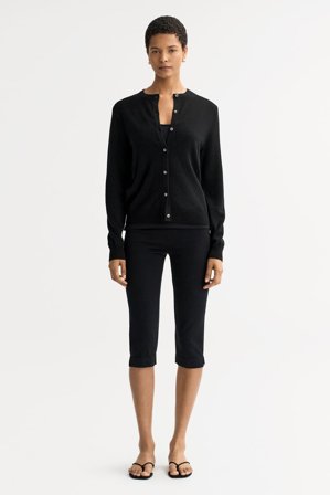 Soft Goat - Cardigan - L - Black