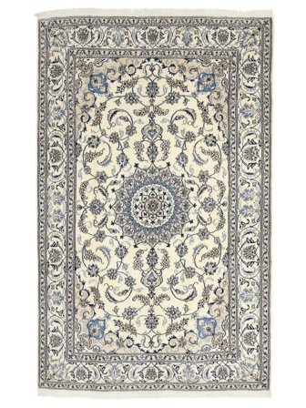 Nain Rug Hand Knotted 195X300 Dark Yellow/Yellow Persia