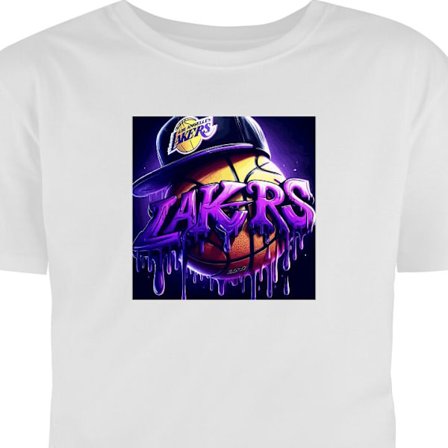 Barn T-shirt Lakers Basket NBA Basket USA