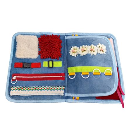 Fidgets-peitto dementian rauhoittamiseen ja lohduttamiseen, dementia-aktiviteetit, aistipeitto, dementiapeitto, puuhastelupeitto