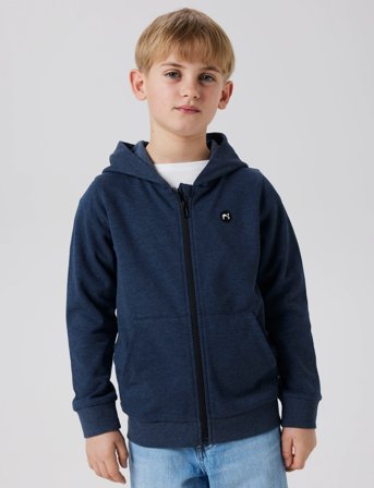 name it Nkmvimo Ls Sweat Card Bru Noos - Navy - 116