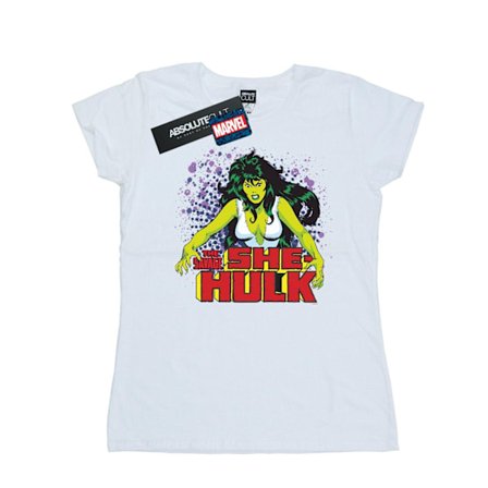 Marvel Womens/Ladies The Savage She-Hulk Bomull T-shirt XL Vit