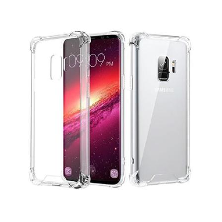 Samsung S9 Plus Stötdämpande Silikon Skal Shockr Transparent
