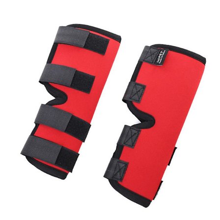 Knäskydd för husdjur med stödstag, benprotector för hundar, benprotector för husdjur