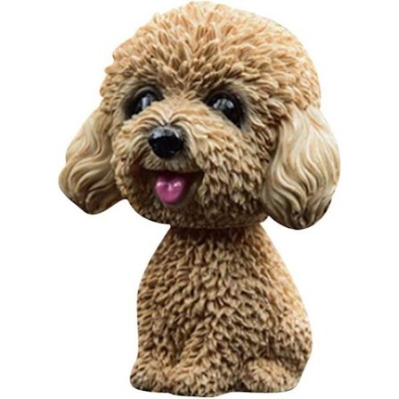 Ornitolog Nickande Hund Prydnad Teddy Hund Bil Nickande Hund Docka Prydnader Bobble Head Leksaker Figur Simulering Skakande Huvud Hund Dekor Bobble-