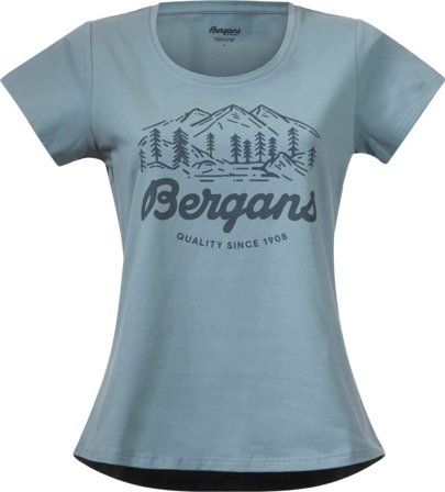 Bergans Women's Classic V2 Tee Women short-sleeved sweaters Blue S