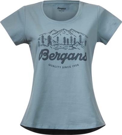 Bergans Women's Classic V2 Tee Women short-sleeved sweaters Blue L