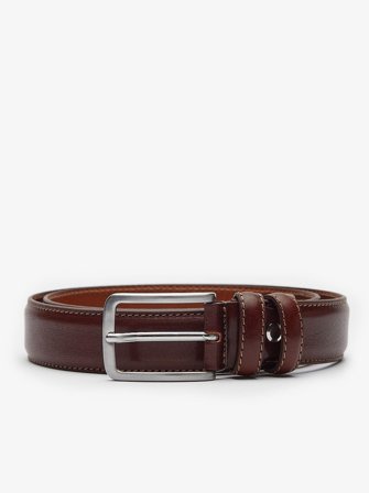 John Henric Men's Brunt Bælte Size 90