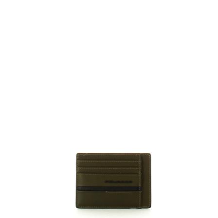Piquadro, Cardholder Zielony, Mężczyzna, Rozmiar: ONE Size