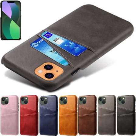 Kortholder til iPhone 14 Plus - Etui med plads til kort og oplader