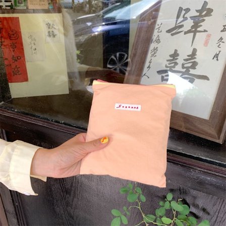 Kosmetisk väska Canvas myntväska ORANGE TYP A TYP A