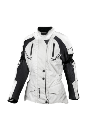 Motorjas Dames GMS Taylor Beige/Zwart 6XL