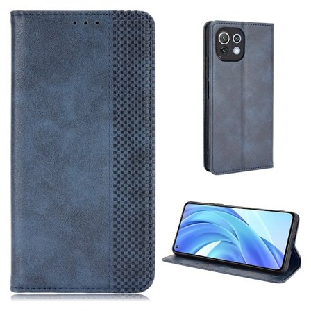Bofink Vintage läder Xiaomi Mi 11 Lite 5G / Xiaomi Mi 11 Lite fodral - Blå