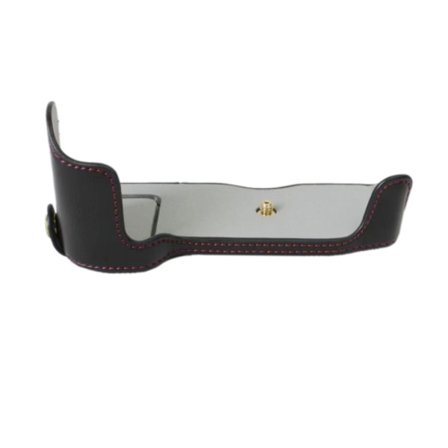 1/4 tums gängad PU-läder kamerahalfodral bas för Nikon D5500 / D5600