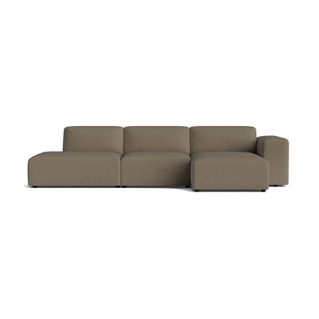 Soma chaiselong sofa, højrevendt | Open end - Aurora Brun - 336x147x75 - Sofa, chaiselong