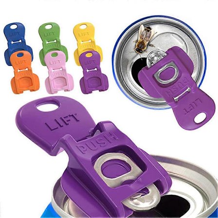 Muovinen limsatölkin avaaja vaivaton helppo kielekeavaaja ja pullonsulkija