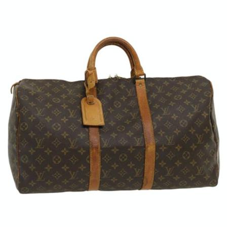 Louis Vuitton Vintage, Pre-owned Keepall Bag Bruin, Dames, Maat:ONE Size