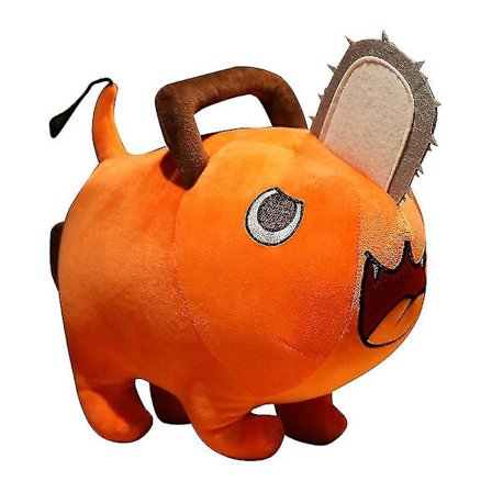 25cm Anime Chainsaw Man Nukke Plushie Pochita Oranssi Koira Täytetty Pehmolelu Lapsille